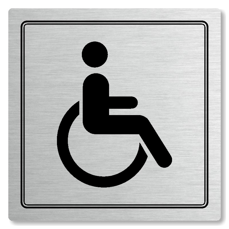Piktogram WC invalidé